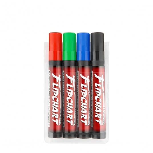 Marker do papieru 4szt FLIPCHART KAMET -zdjęcie numer 1