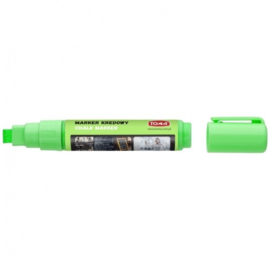 Marker kredowy Toma 8x5mm ZIELONY TO291 -zdjęcie numer 1