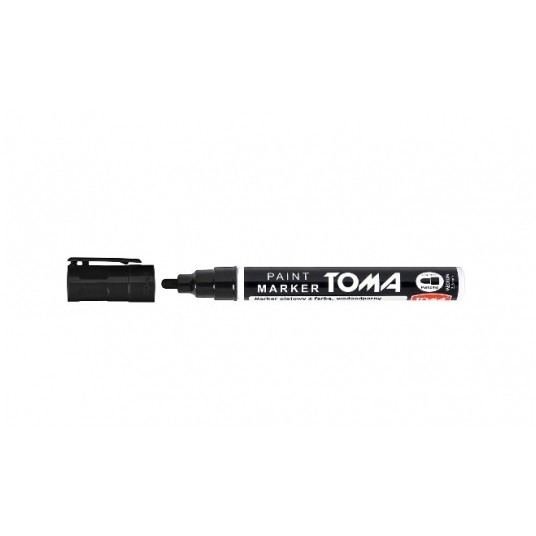 Marker olejowy TOMA 2,5mm TO-440 CZARNY -zdjęcie numer 1