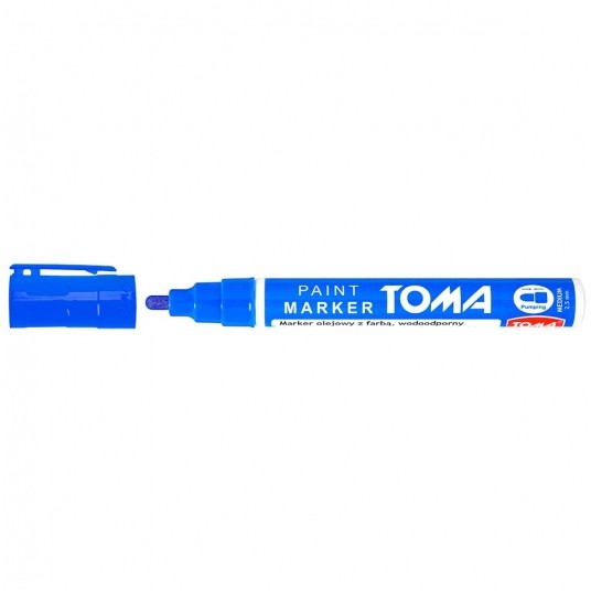 Marker olejowy TOMA 2,5mm TO-440 NIEBIESKI -zdjęcie numer 1