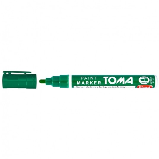 Marker olejowy TOMA 2,5mm TO-440 ZIELONY -zdjęcie numer 1