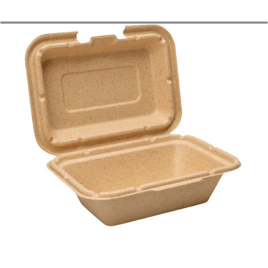 Menubox trzcina NIEDZIELONY BRĄZ 600ml 50szt -zdjęcie numer 1