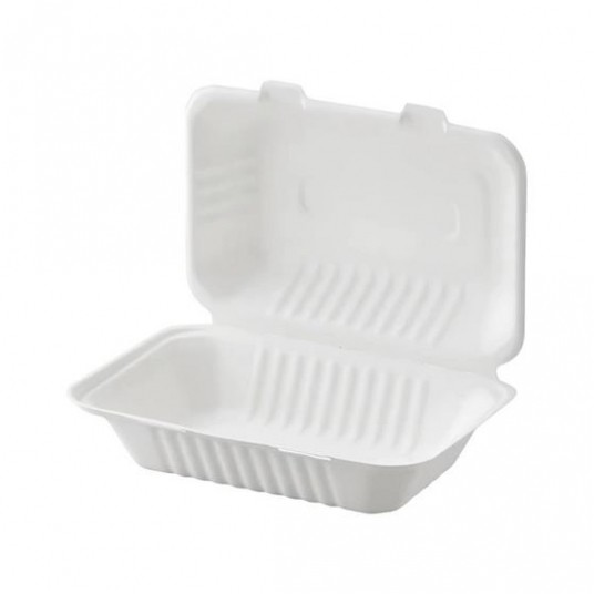 Menubox trzcina PÓŁ-OBIADU 23x15x7,5cm 50szt /5 -zdjęcie numer 1