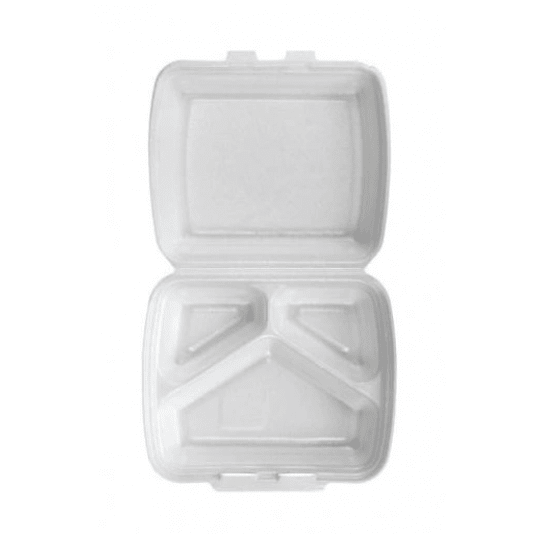 Menubox XPS 3-DZIELNY 125szt BIAŁY /2 HP43 -zdjęcie numer 1