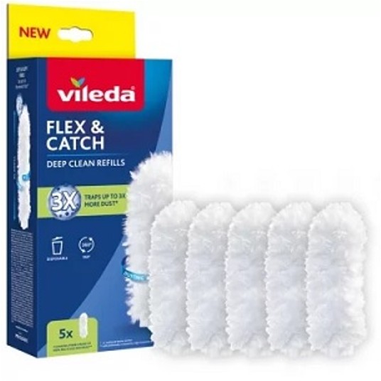 Miotełka kurz VILEDA F&C zapas 4szt /1op -zdjęcie numer 1