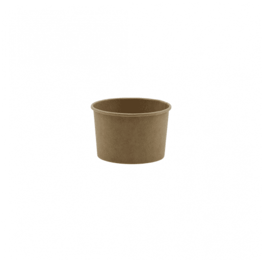 Miseczka papierowa lody 130ml KRAFT 25szt /40 -zdjęcie numer 1