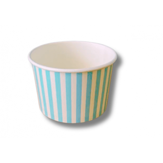 Miseczka papierowa lody 200ml PASKI 50szt /20 -zdjęcie numer 1