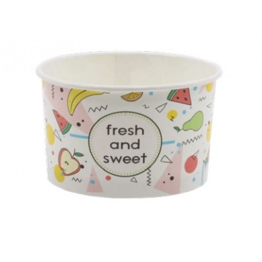Miseczka papierowa lody 245ml FRESH SWEET 25szt/24 -zdjęcie numer 1