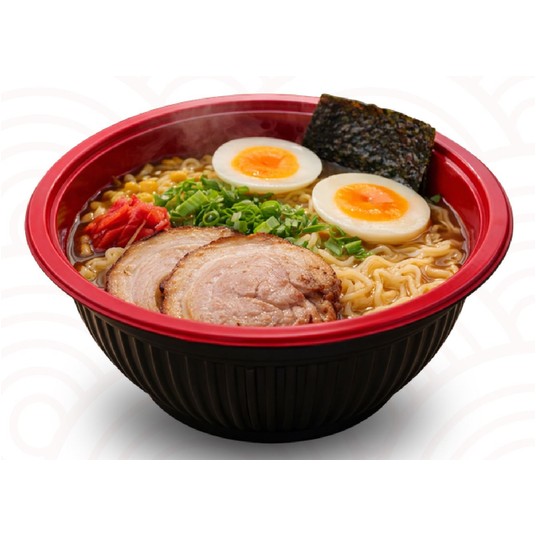 Miska czarno czerwona 1000ml RAMEN komplet 50szt -zdjęcie numer 1