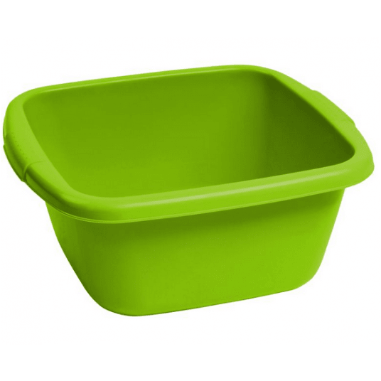 Miska kwadratowa 7L 26,2cm ZIELONA 1szt /22 -zdjęcie numer 1