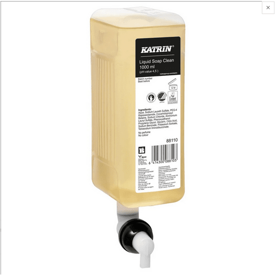 Mydło KATRIN CLEAN Pure Neutral 1L wkład 6szt -zdjęcie numer 1