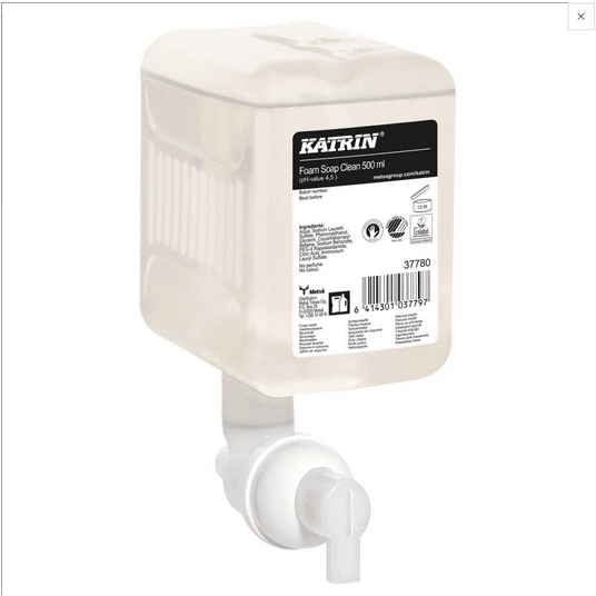 Mydło pianka KATRIN CLEAN Pure Neut 500ml 12szt -zdjęcie numer 1