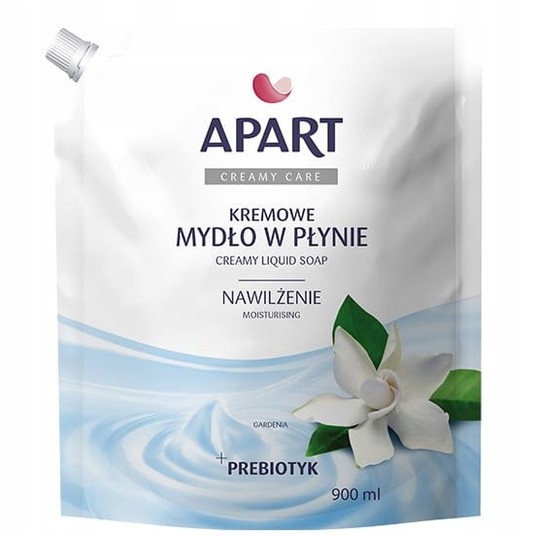 Mydło w płynie APART 900ML ZAPAS Gardenia /12 -zdjęcie numer 1