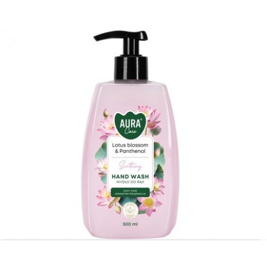 Mydło w płynie Aura 500ml Kwiat lotosu panten pom -zdjęcie numer 1