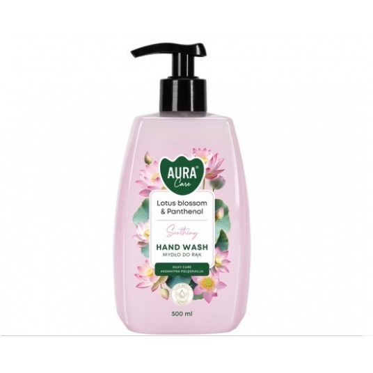 Mydło w płynie Aura 500ml Kwiat lotosu panten pom -zdjęcie numer 1