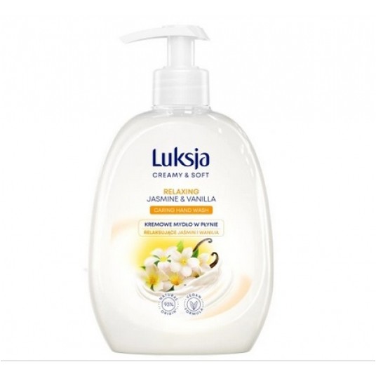 Mydło w płynie LUKSJA 500ml Jaśmin Wanila POMPKA -zdjęcie numer 1