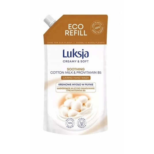 Mydło w płynie LUKSJA ZAPAS 400ml -zdjęcie numer 1