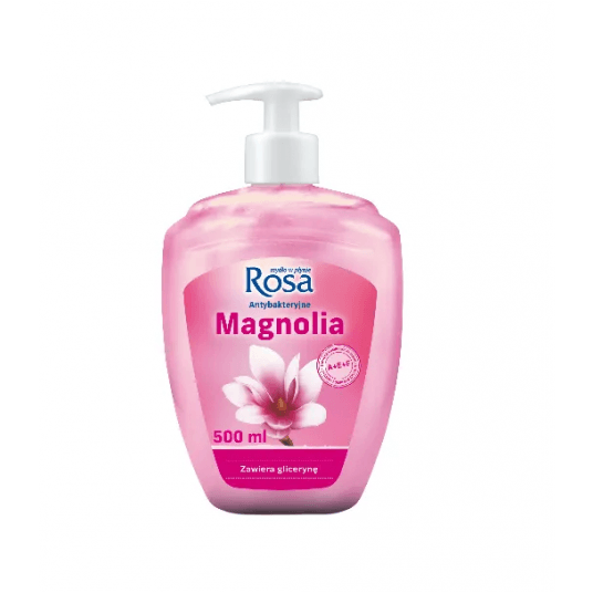 Mydło w płynie ROSA 500ml Magnolia POMPKA róż /18 -zdjęcie numer 1