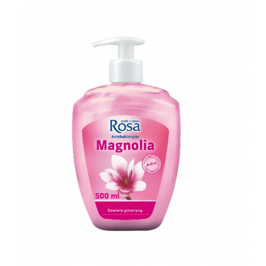 Mydło w płynie ROSA 500ml Magnolia POMPKA róż /18 -zdjęcie numer 1