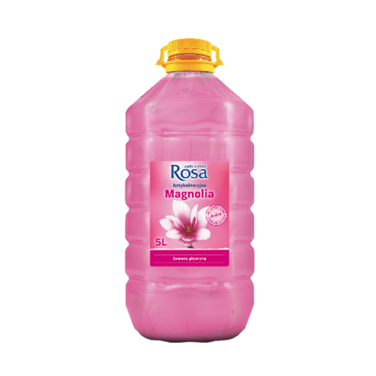 Mydło w płynie ROSA 5L PET ROŻOWE Magnolia -zdjęcie numer 1