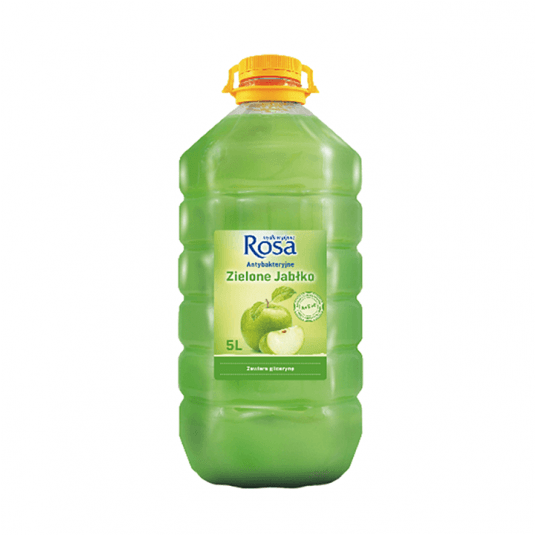 Mydło w płynie ROSA 5L PET ZIELONE Zielone jabłko -zdjęcie numer 1