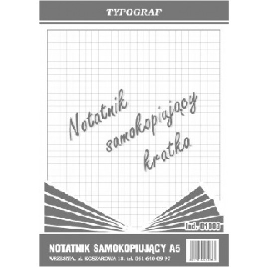 Notatnik samokopiujący # A5 1szt /5 -zdjęcie numer 1