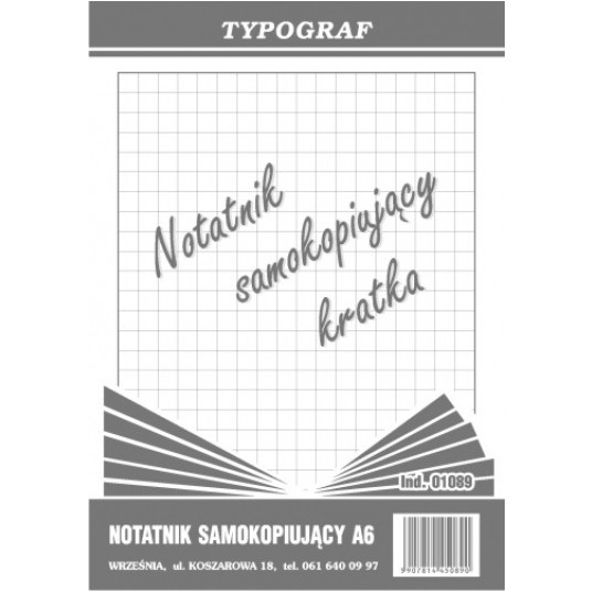 Notatnik samokopiujący kratka A6 1szt /5 -zdjęcie numer 1