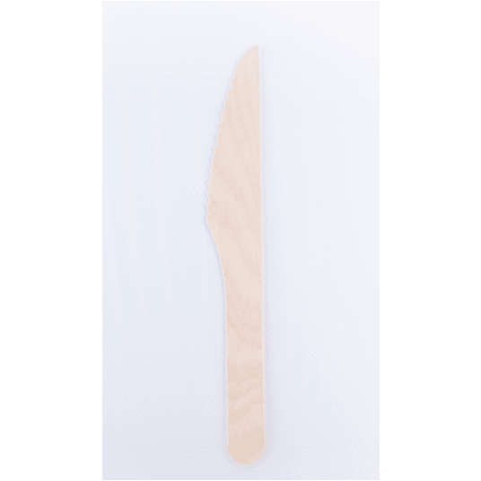 Nóż drewniany ECO 16,5cm 100szt -zdjęcie numer 1