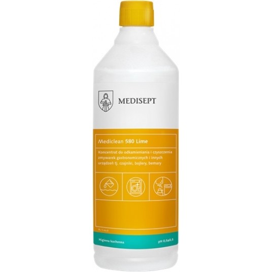 Odkamieniacz MEDICLEAN 580 LIME 1L /12 -zdjęcie numer 1