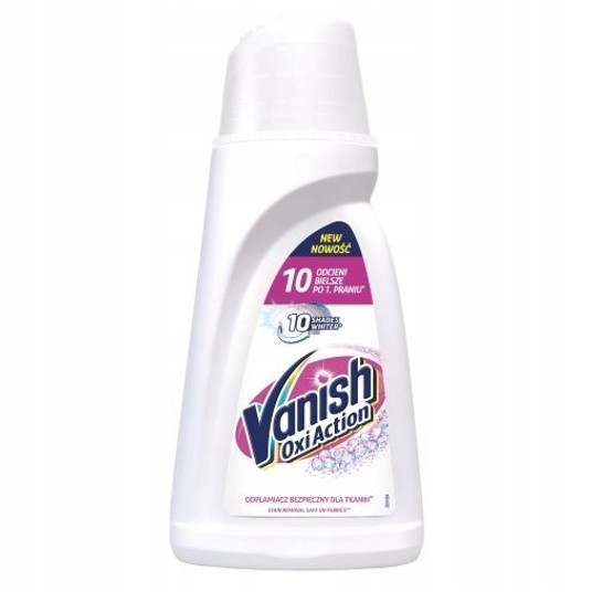 Odplamiacz VANISH 1L do białego BIAŁY /12 -zdjęcie numer 1