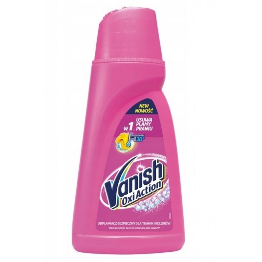 Odplamiacz VANISH 1L do koloru RÓŻOWY /12 -zdjęcie numer 1