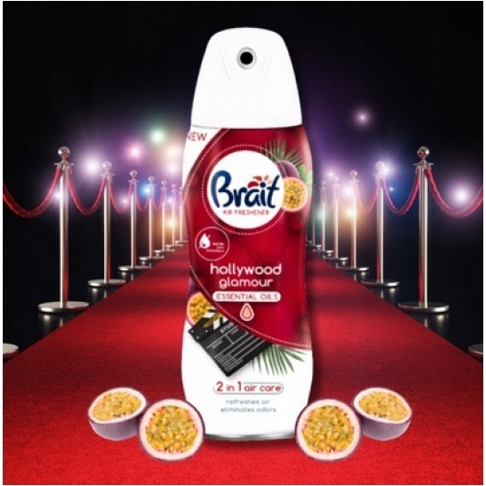 Odświeżacz powietrza BRAIT 300ml HOLLYWOOD -zdjęcie numer 1