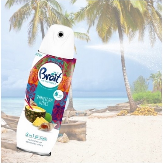 Odświeżacz powietrza BRAIT 300ml Zanzibar -zdjęcie numer 1