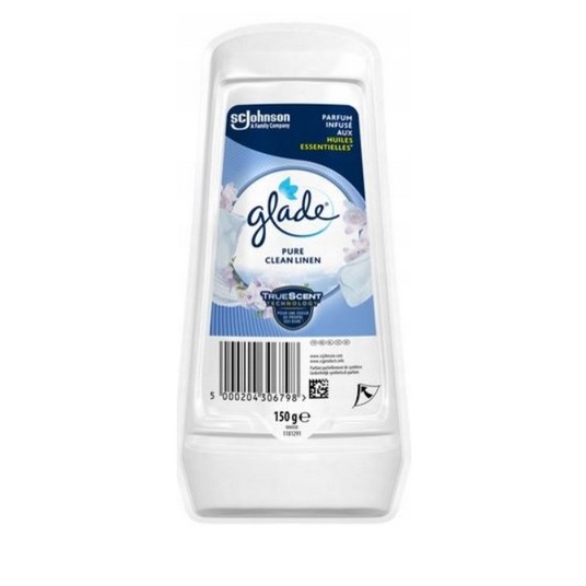 Odświeżacz powietrza Glade żel Pure Clean Lin 150g -zdjęcie numer 1