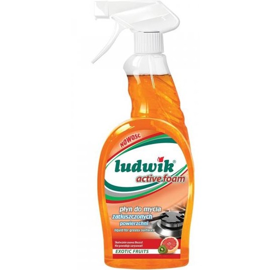 Odtłuszczacz LUDWIK ACTIVE FOAM 600ml pomarań -zdjęcie numer 1