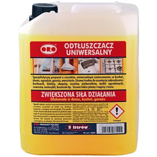 Odtłuszczacz ORO 5L KANISTER -zdjęcie numer 1