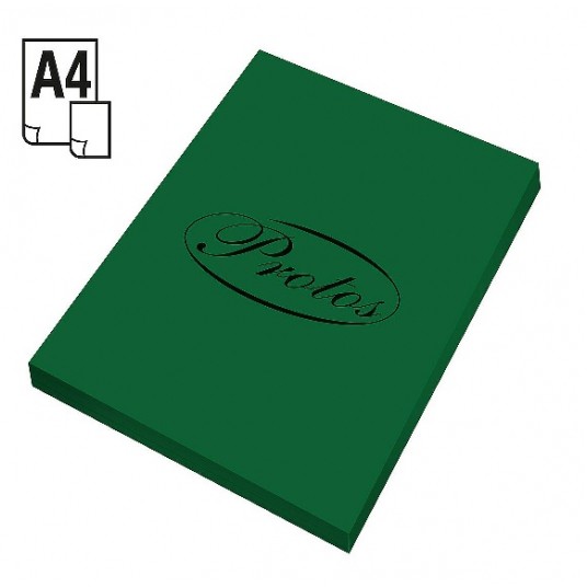 Papier ksero Protos A4 80G CIEMNY ZIELONY 100szt -zdjęcie numer 1