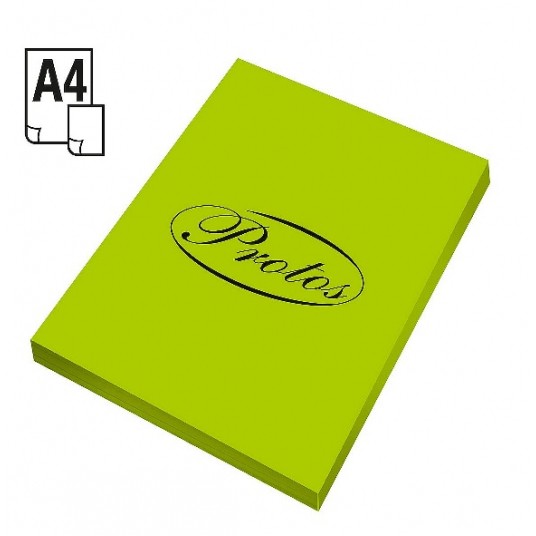 Papier ksero Protos A4 80G JASNY ZIELONY 100szt -zdjęcie numer 1