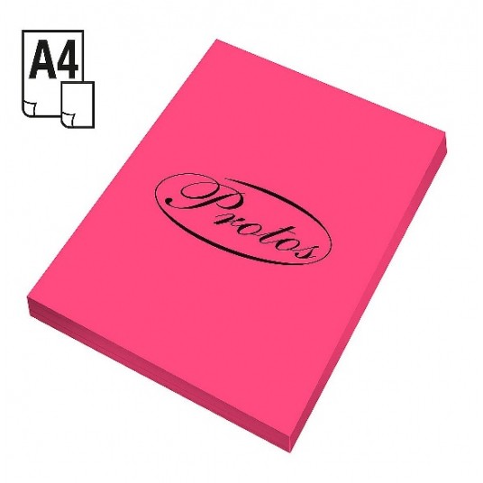 Papier ksero Protos A4 80G RÓŻ FLUO 100szt -zdjęcie numer 1