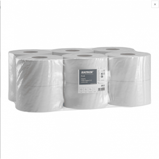 Papier toalet jumbo 2W 100m KATRIN+ GIGANT 12rol -zdjęcie numer 1