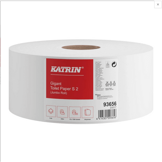 Papier toalet jumbo 2W 150m KATRIN GIGANT 12rol -zdjęcie numer 1