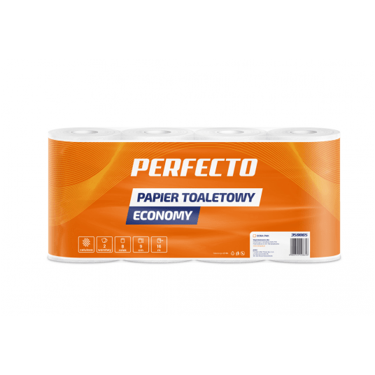 Papier toaletowy 2W PERFECTO Economy celu 8rol /8 -zdjęcie numer 1