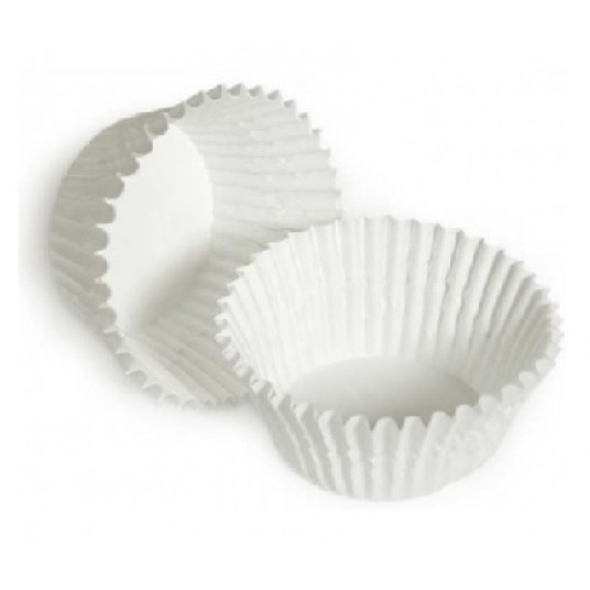 Papilotki do ciast papier 45X25 BIAŁE 200szt -zdjęcie numer 1