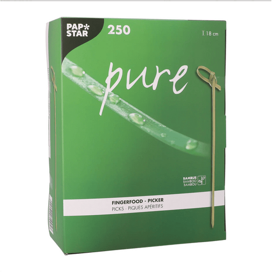 Patyczki bambusowe KNOT 18cm 250szt -zdjęcie numer 2