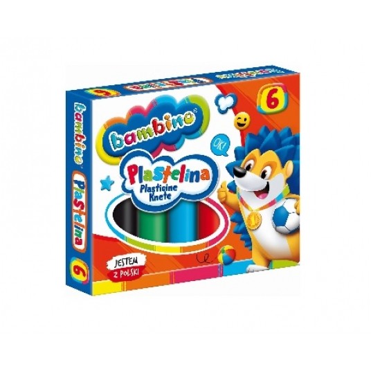 Plastelina BAMBINO 6 kolorów -zdjęcie numer 1