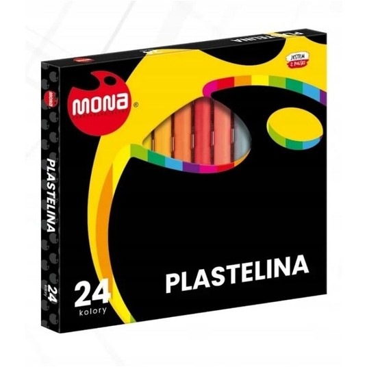 Plastelina Mona 24 kolory -zdjęcie numer 1