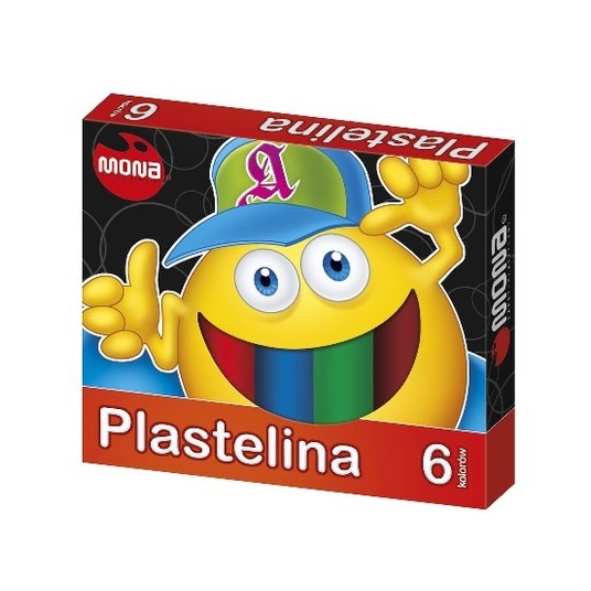Plastelina MONA 6 kolorów -zdjęcie numer 1