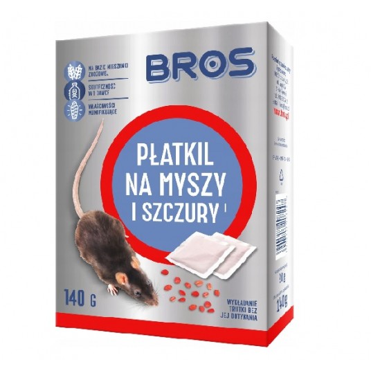 Płatki na myszy i szczury 140g BROS -zdjęcie numer 1