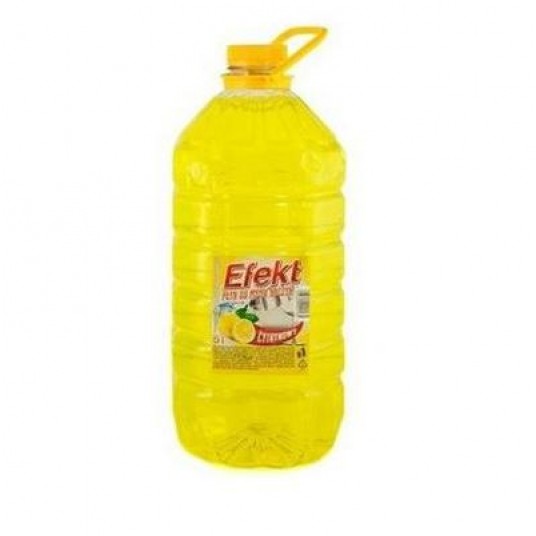 Płyn do naczyń EFEKT EXTRA 5L PET CYTRYNA -zdjęcie numer 1