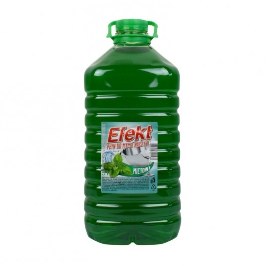 Płyn do naczyń EFEKT EXTRA 5L PET MIĘTA -zdjęcie numer 1